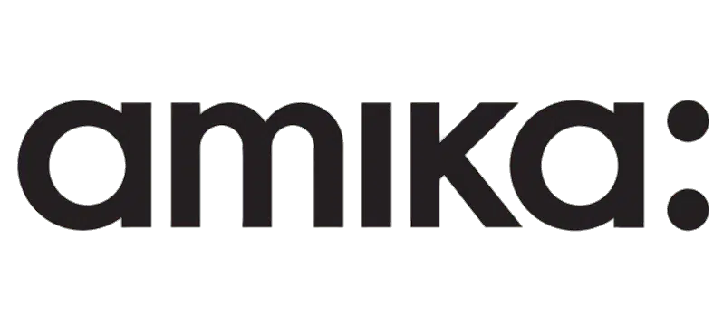 Amika Logo - Black